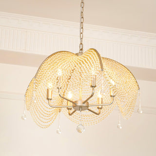 Ulsilus Lustre Cristal Perles Élégance