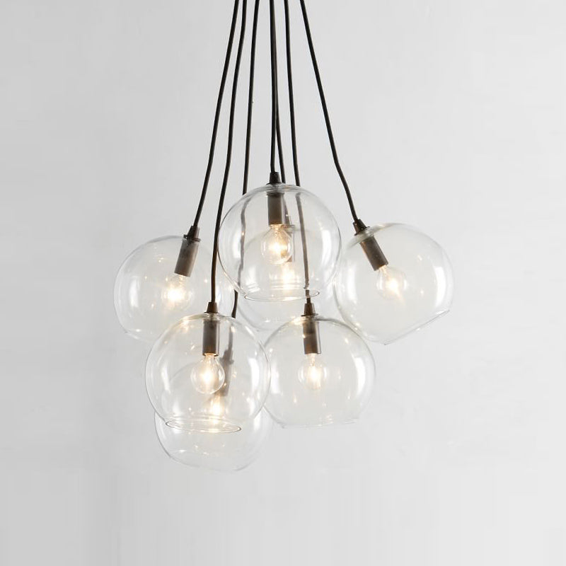 Ucaryra Suspension Moderne Minimaliste Verre Métal