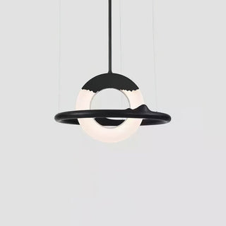 Mytalan Circulaire Acrylique Bois Pendentif Lumière