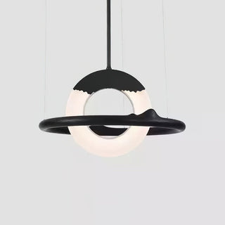 Mytalan Circulaire Acrylique Bois Pendentif Lumière