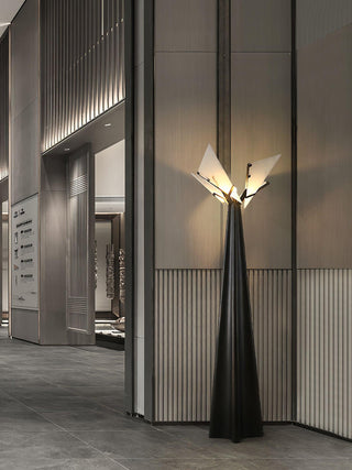 Religieuse Alabaster Floor Lamp-Neutral Decor