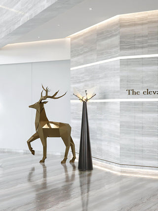 Religieuse Alabaster Floor Lamp-Neutral Decor