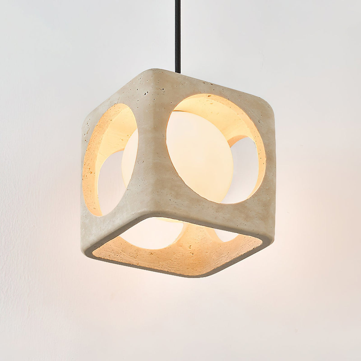 The white finish option for the Remodern pendant light.