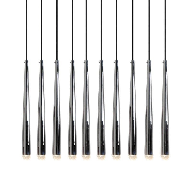 Chandelier with Polished Brass and Crystal Shades Minimalist-Neutral Decor