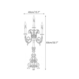 Lumiia Lampe de table chandelier en laiton