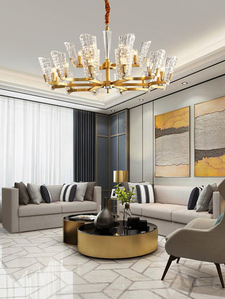 Radiant Lustre de Luxe en Laiton