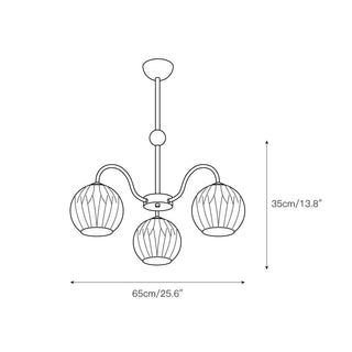 Unoryra Lustre Métal Verre Créativité Individuelle