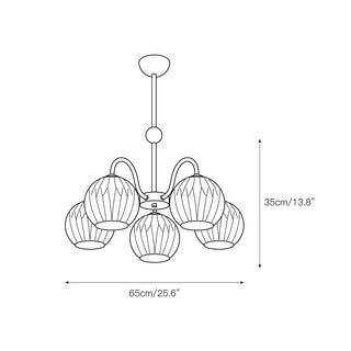 Unoryra Lustre Métal Verre Créativité Individuelle