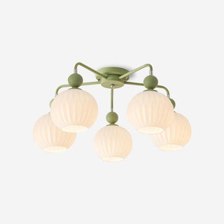 Tulip Plafonnier Blanc Fleur Verre Design