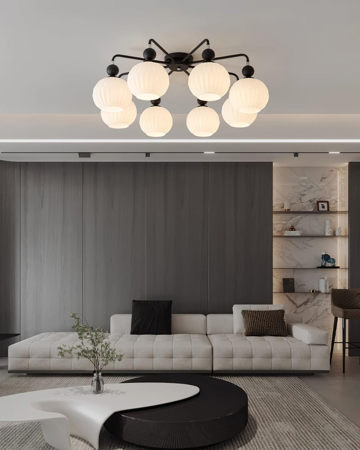 Renee Ceiling Light-Neutral Decor