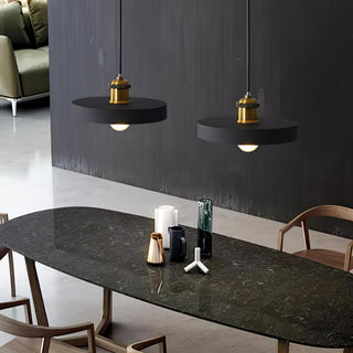 Trio Lampe Suspendue Industrielle en Résine