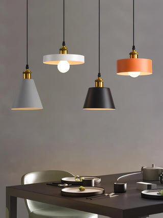 Trio Lampe Suspendue Industrielle en Résine