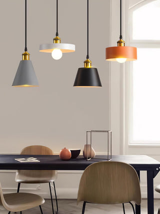 Trio Lampe Suspendue Industrielle en Résine