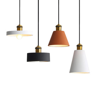 Trio Lampe Suspendue Industrielle en Résine
