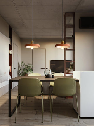 Trio Lampe Suspendue Industrielle en Résine
