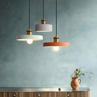 Trio Lampe Suspendue Industrielle en Résine