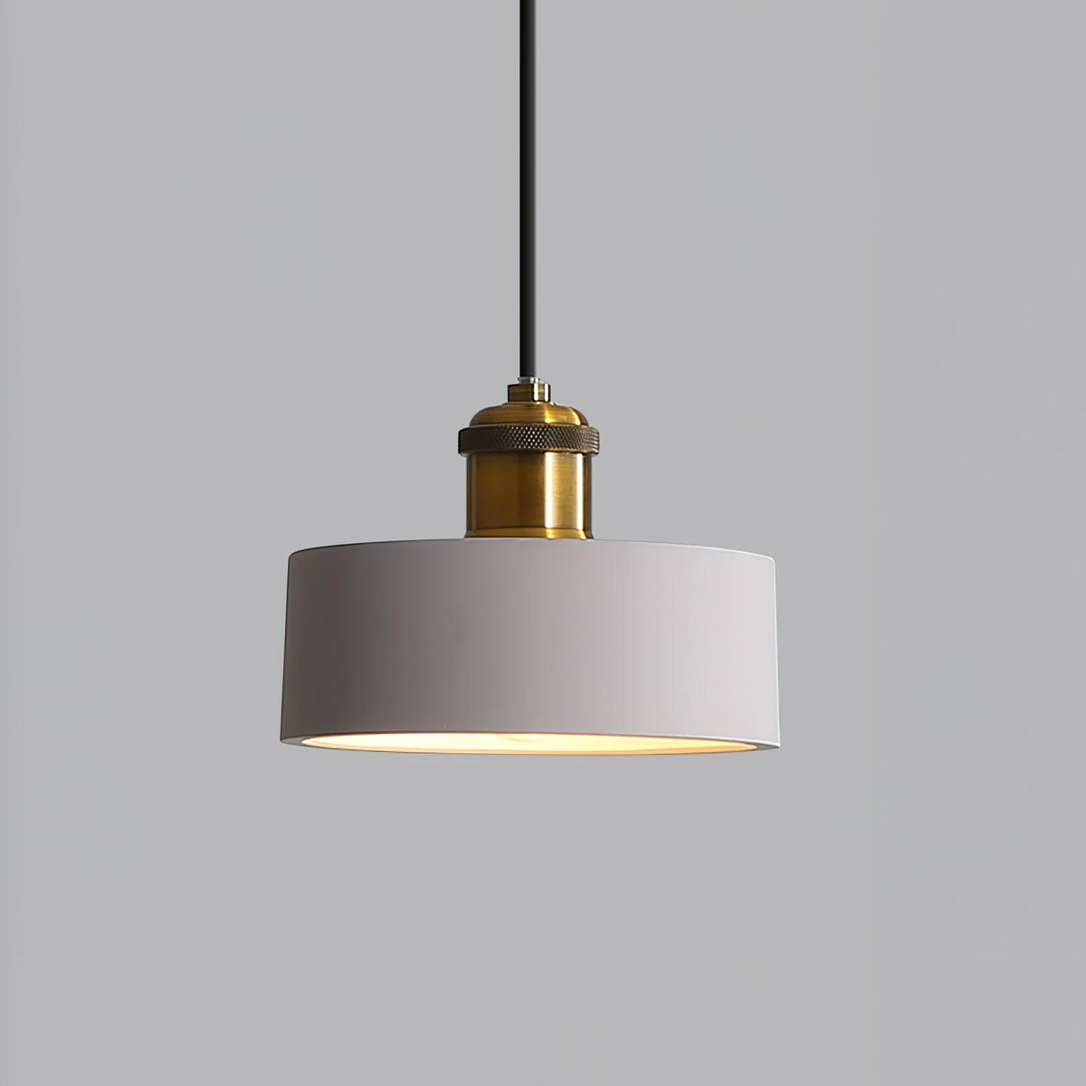 Trio Lampe Suspendue Industrielle en Résine