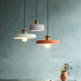 Trio Lampe Suspendue Industrielle en Résine