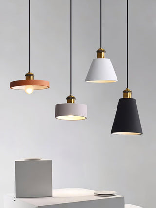 Trio Lampe Suspendue Industrielle en Résine