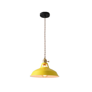 Naren Lampe Suspension Luminaire Vintage. Métal. Noir/Blanc. Salle à Manger-Luire