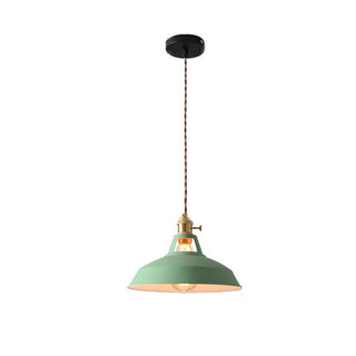 Naren Lampe Suspension Luminaire Vintage. Métal. Noir/Blanc. Salle à Manger-Luire
