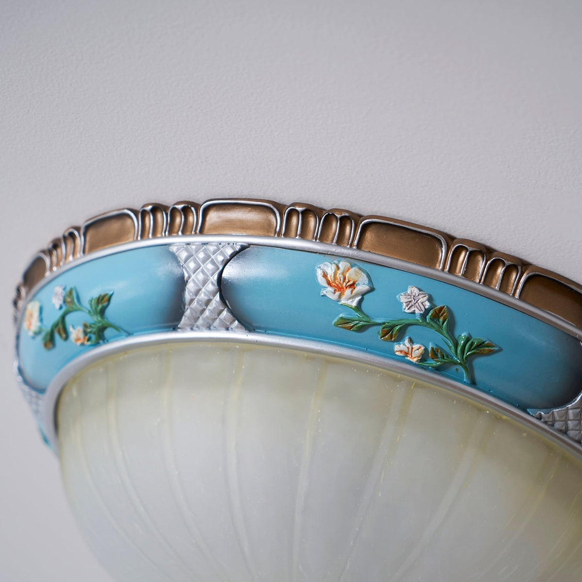 Loriane Plafonnier Floral Encastré Vintage