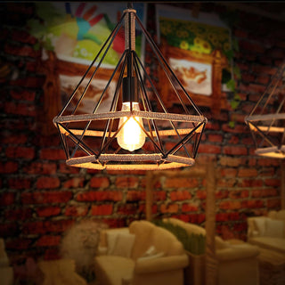 Evliran Suspension Moderne en Corde de Chanvre Rétro