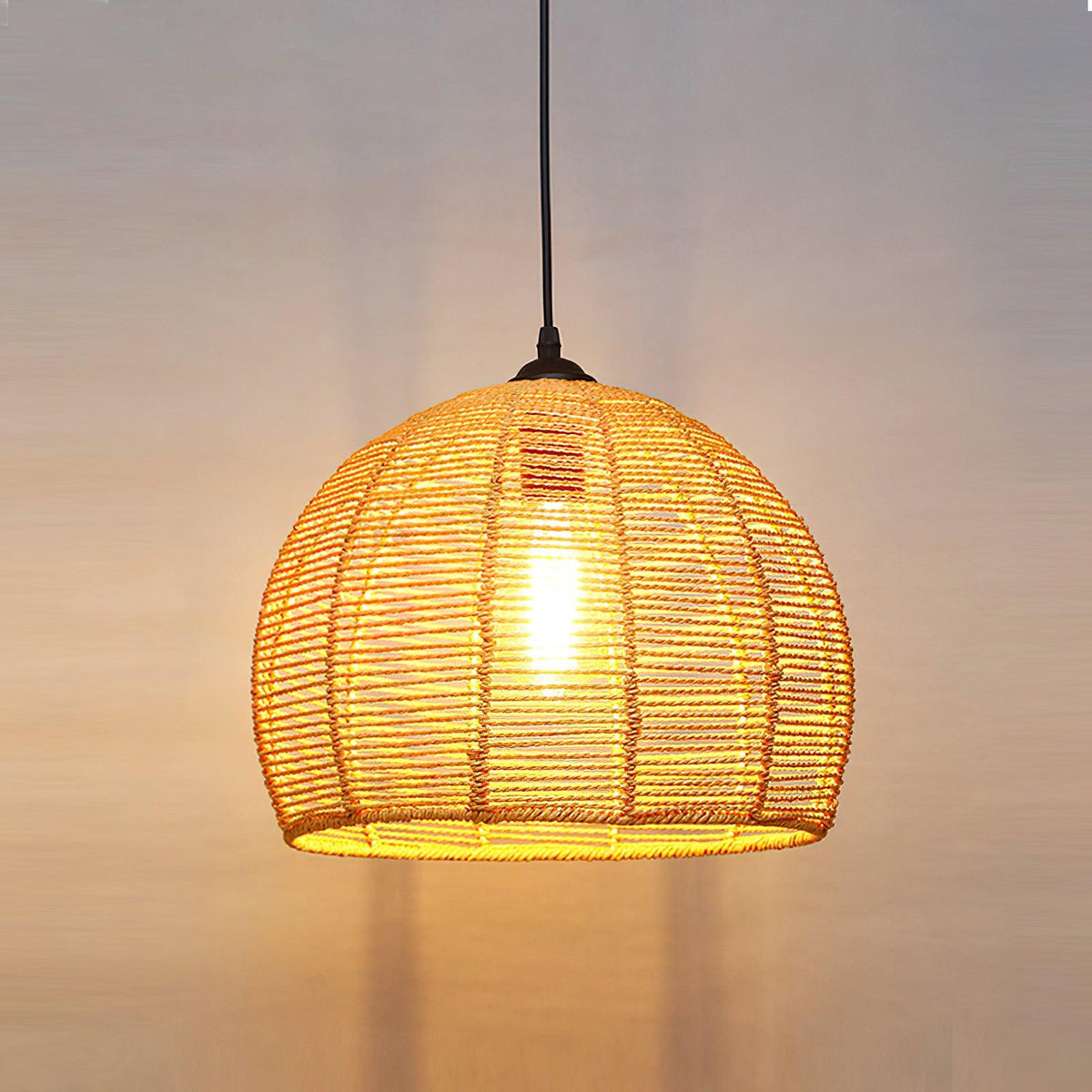 Xunell Suspension en Corde de Chanvre Intéressante Style Rétro
