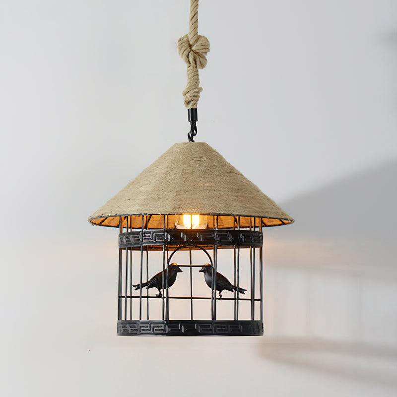 Xunell Suspension en Corde de Chanvre Intéressante Style Rétro