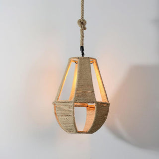 Evliran Suspension Moderne en Corde de Chanvre Rétro