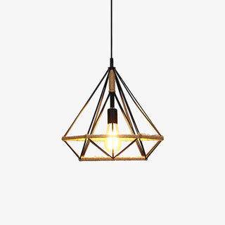 Evliran Suspension Moderne en Corde de Chanvre Rétro