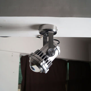 Ivinan Projecteur Métal Verre Industriel Rétro
