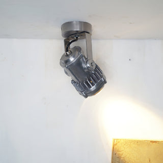 Ivinan Projecteur Métal Verre Industriel Rétro