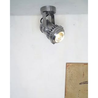 Ivinan Projecteur Métal Verre Industriel Rétro