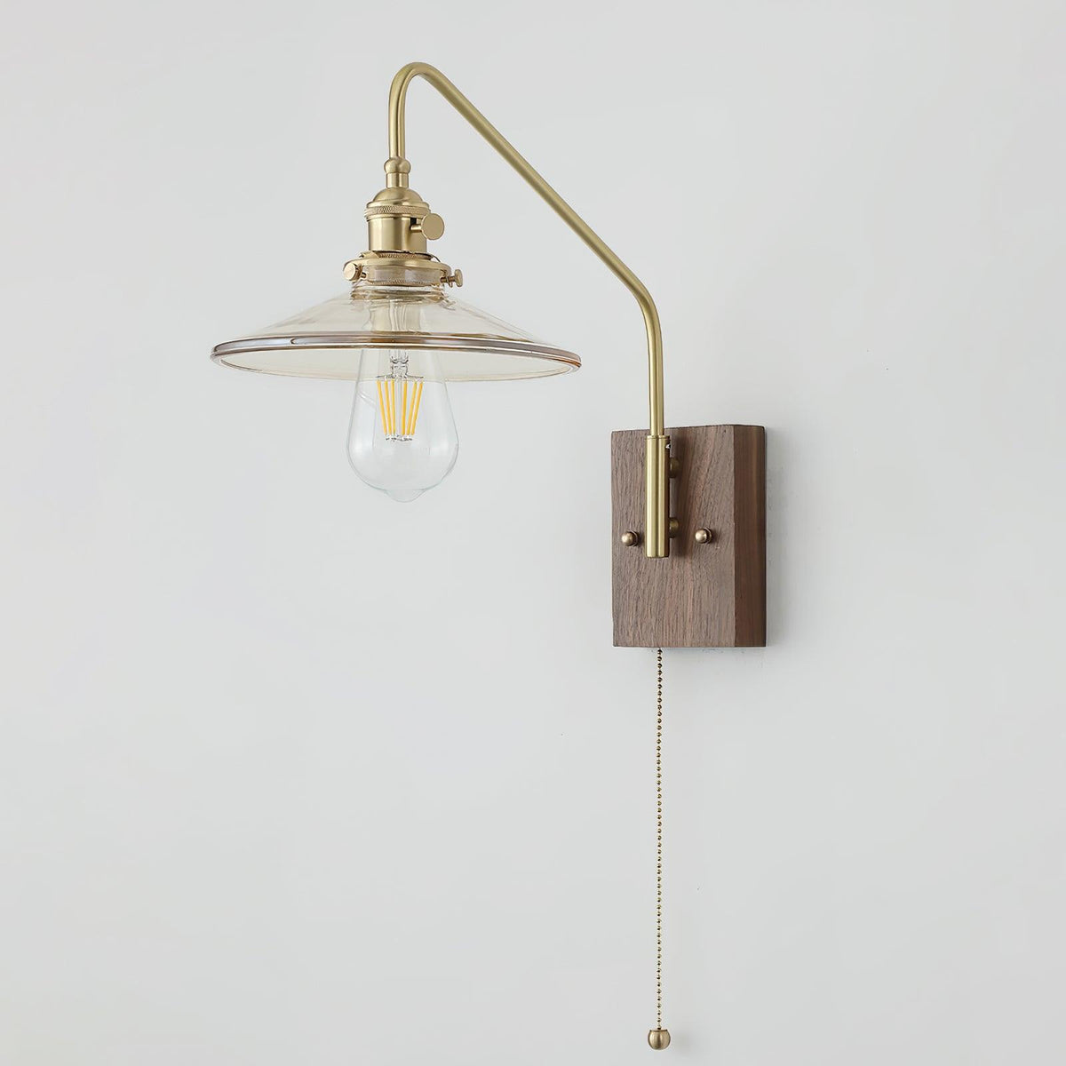 Fayel Pleated Shade Wall Lamp-Neutral Decor
