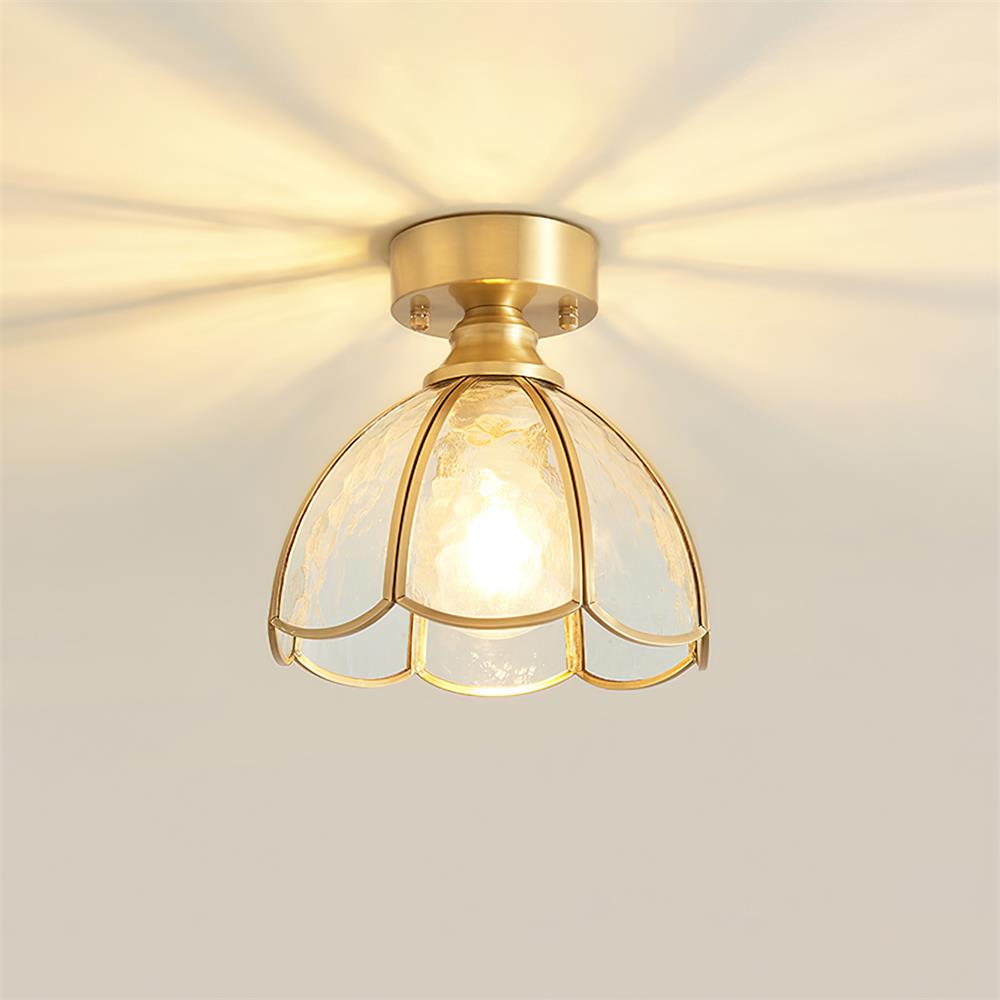 Nexo Tiffany Style Stained Glass Ceiling Light-Neutral Decor