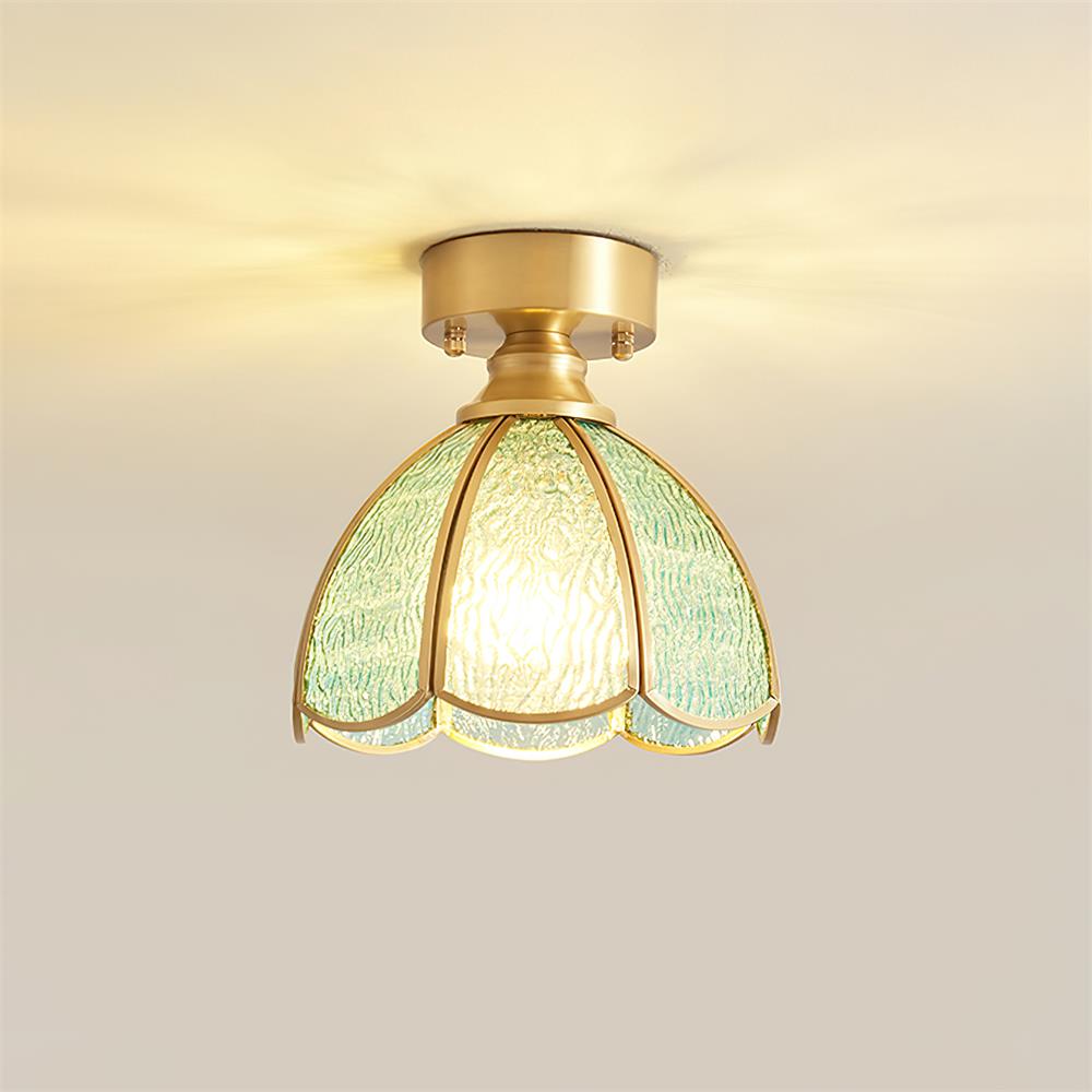 Nexo Tiffany Style Stained Glass Ceiling Light-Neutral Decor