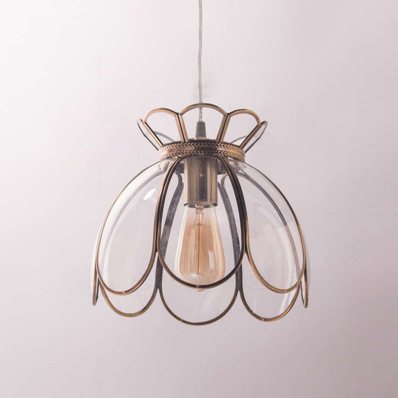 Eraeora Suspension Rétro Vintage Métal Verre