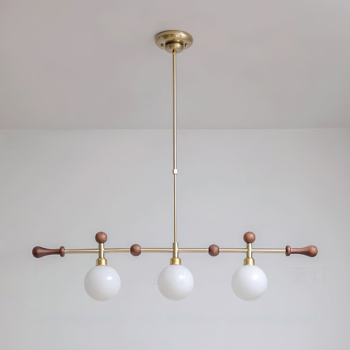 Chandelier Linear Globe LED/Incandescent for Dining Room Kitchen Island-Neutral Decor