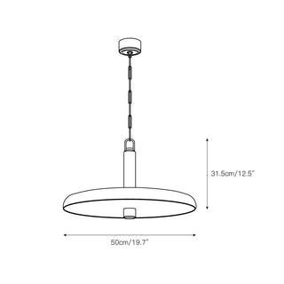 Ivmarel Suspension Moderne Minimaliste Alabastre