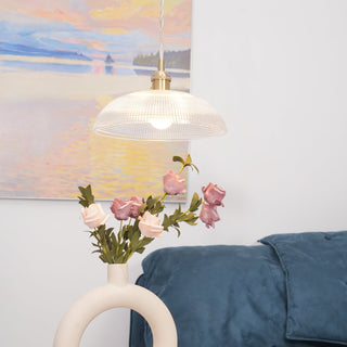 Calyra Suspension en Laiton et Verre