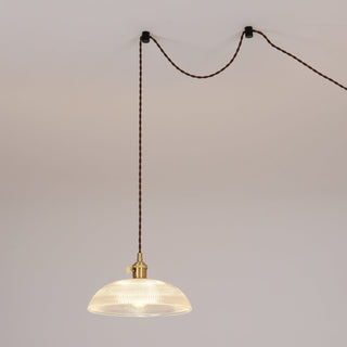 Calyra Suspension en Laiton et Verre