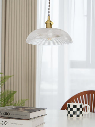 Calyra Suspension en Laiton et Verre