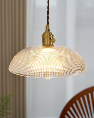 Calyra Suspension en Laiton et Verre