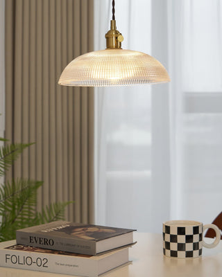 Calyra Suspension en Laiton et Verre