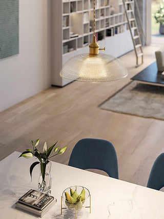 Calyra Suspension en Laiton et Verre