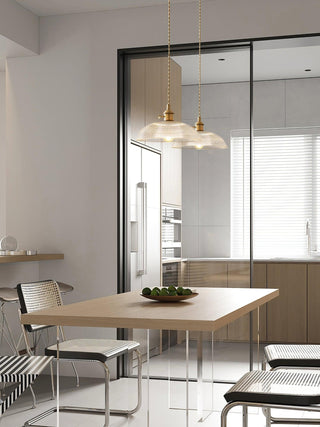 Calyra Suspension en Laiton et Verre