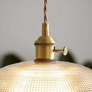 Calyra Suspension en Laiton et Verre