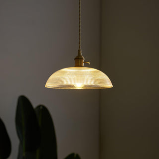 Calyra Suspension en Laiton et Verre