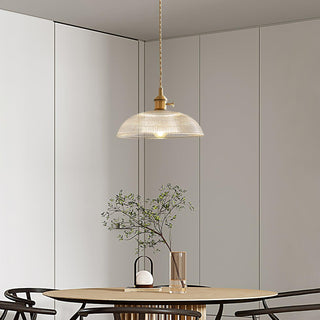 Calyra Suspension en Laiton et Verre